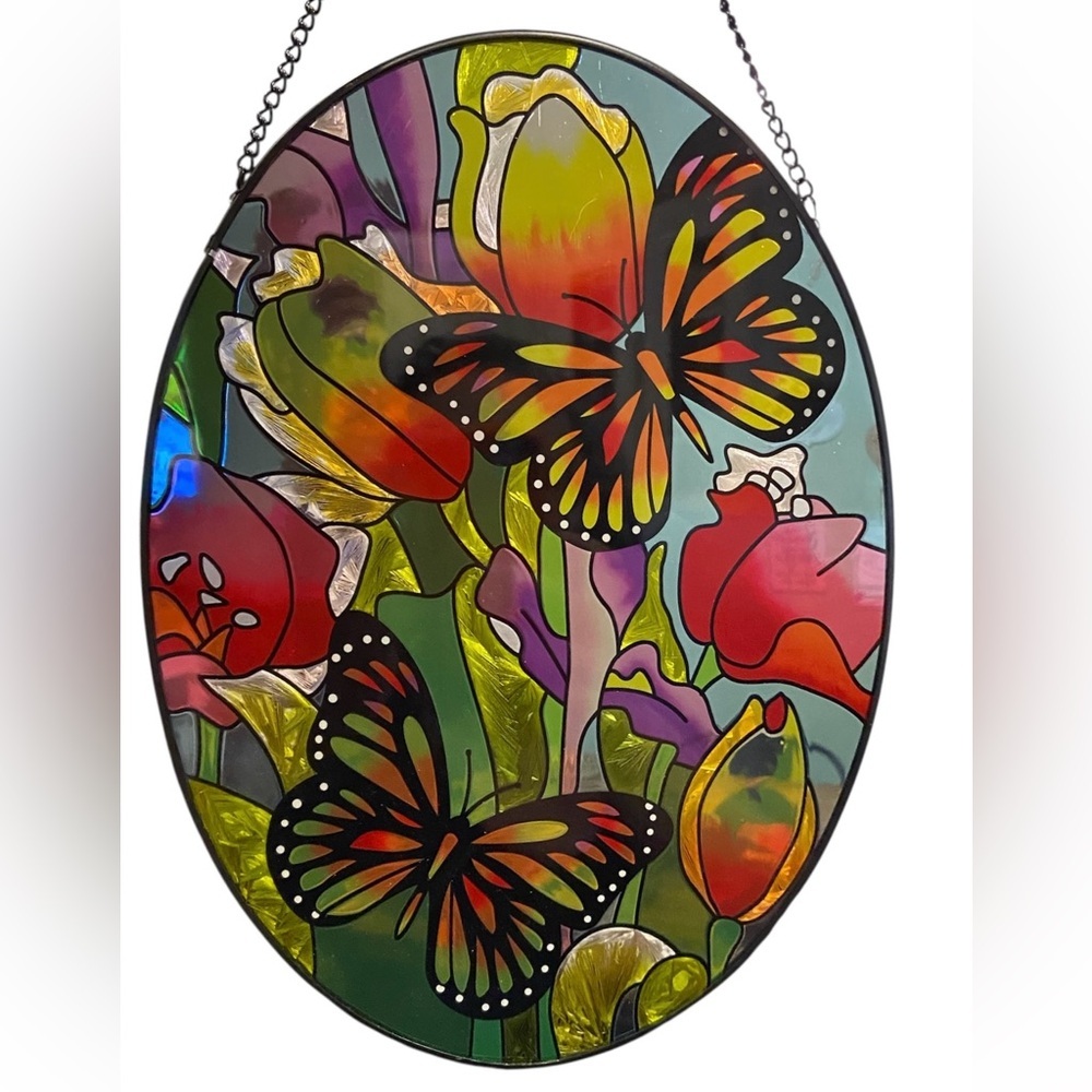 Various Glass Sun Catchers 5.5 - 6 inch Chain - Picture 3 of 5